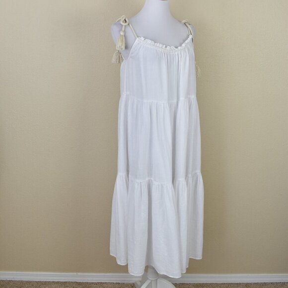 J. Crew Tiered Rope Tie Sundress XXS/XS BR010 - Picture 7 of 8